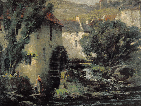 Watermill à Gustave Courbet