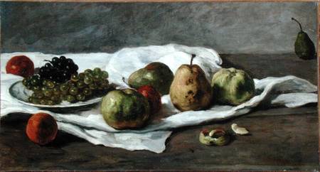 Apples, pears and grapes à Gustave Courbet