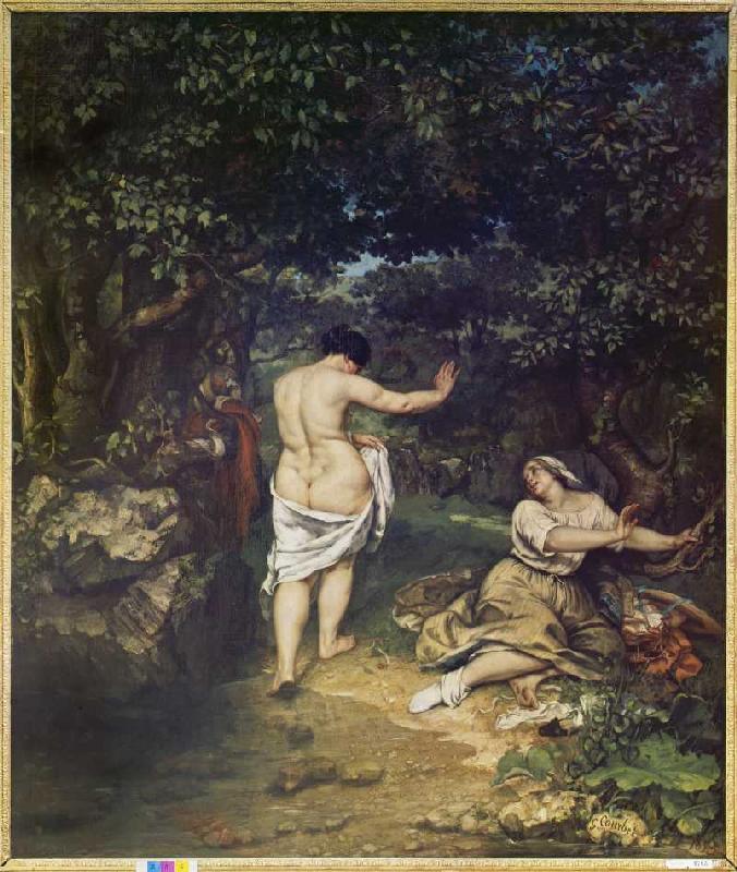 Les bains à Gustave Courbet