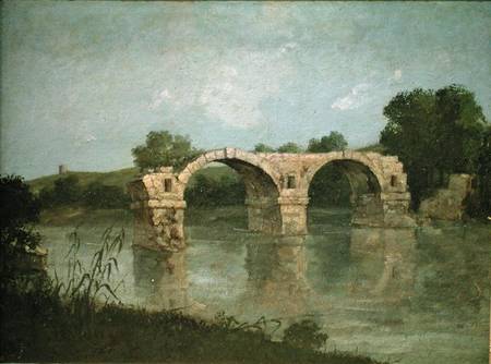 The Bridge at Ambrussum à Gustave Courbet
