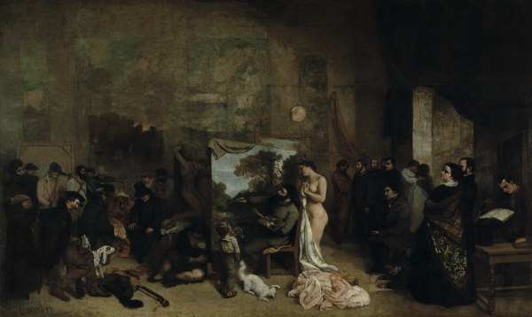 Courbet / L Atelier / 1855 à Gustave Courbet