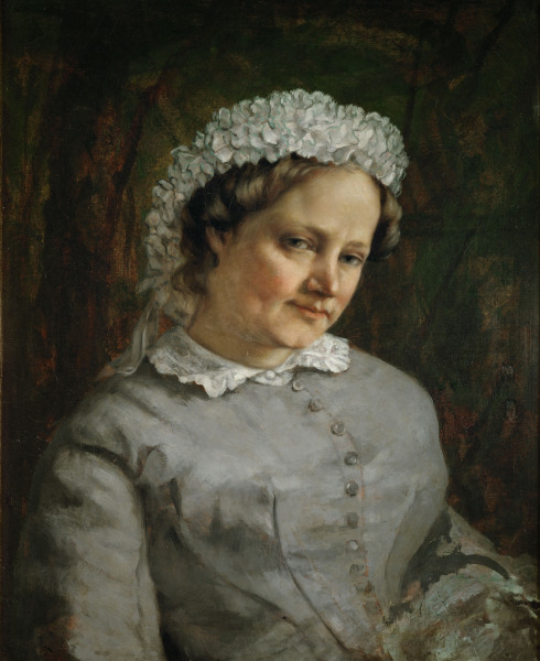 Madame Proudhon, wife of philosopher Pie à Gustave Courbet