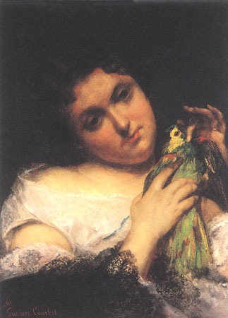 Femme avec le perroquet à Gustave Courbet