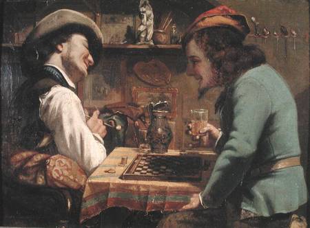 The Game of Draughts à Gustave Courbet