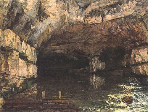 la grotte de Loue à Gustave Courbet
