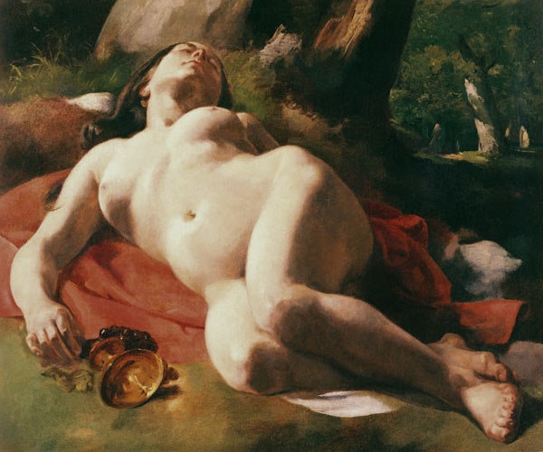 La Bacchante, c.1844-47 à Gustave Courbet