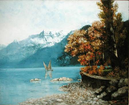 Lake Leman à Gustave Courbet