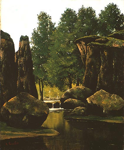 Landschaft à Gustave Courbet