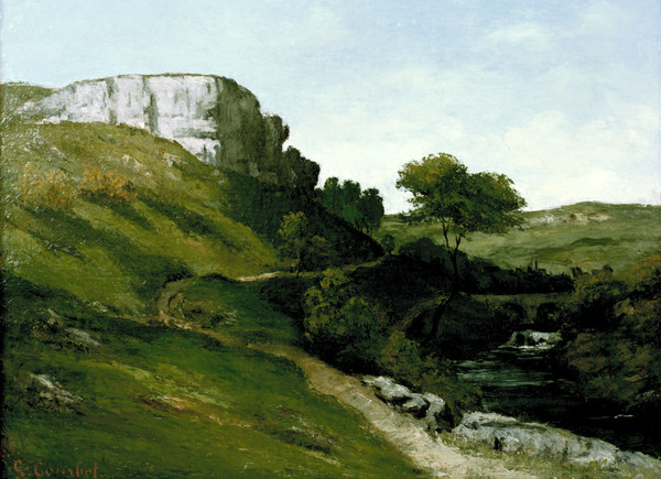 Landscape with River à Gustave Courbet