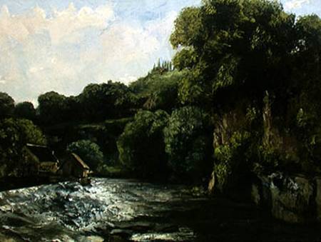 The Lock on the Loue à Gustave Courbet