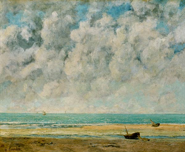 Mer calme à Gustave Courbet