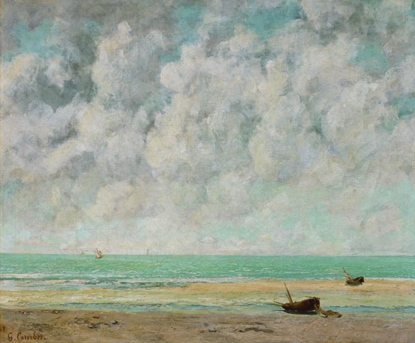 Mer Calme (Calm Sea) à Gustave Courbet