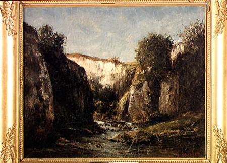 The Source of the Doubs à Gustave Courbet