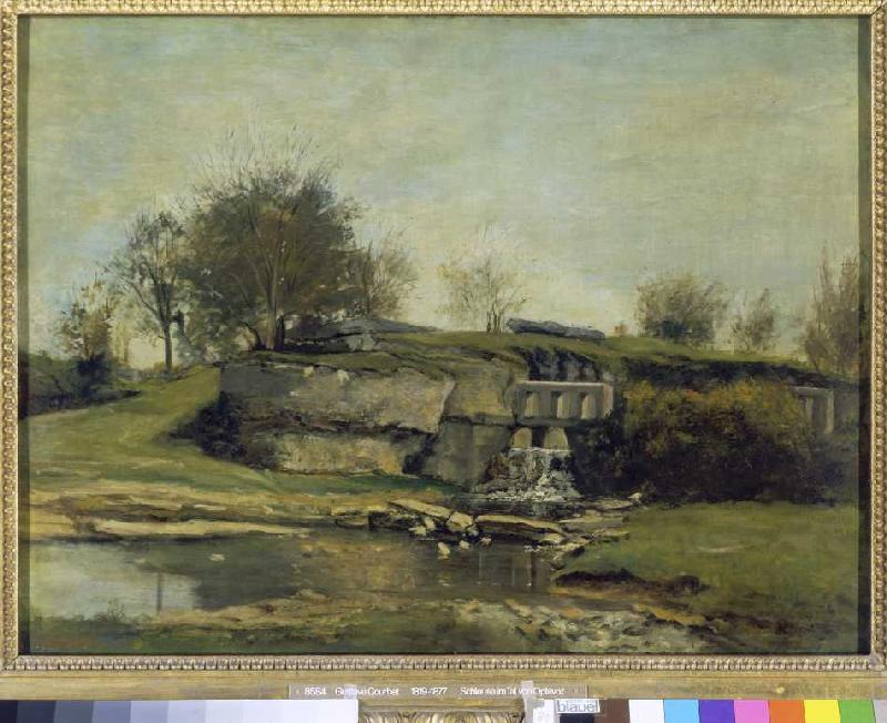 La carrière des Optevoz. à Gustave Courbet