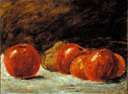 Still Life with Apples à Gustave Courbet