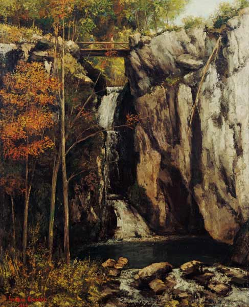 The Chasm at Conches à Gustave Courbet