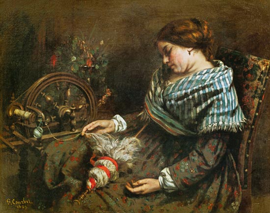 The Sleeping Embroiderer à Gustave Courbet