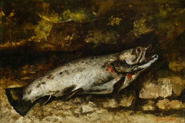 La truite à Gustave Courbet