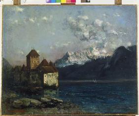 Le Chateau de Chillon mer genevoise