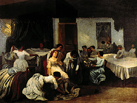 La toilette du épouse. à Gustave Courbet
