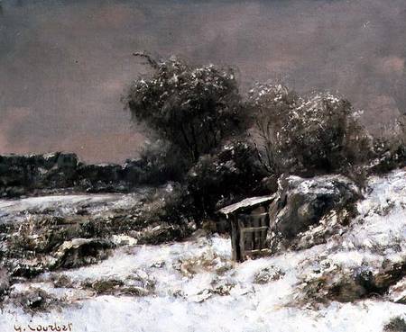 Winter Scene à Gustave Courbet