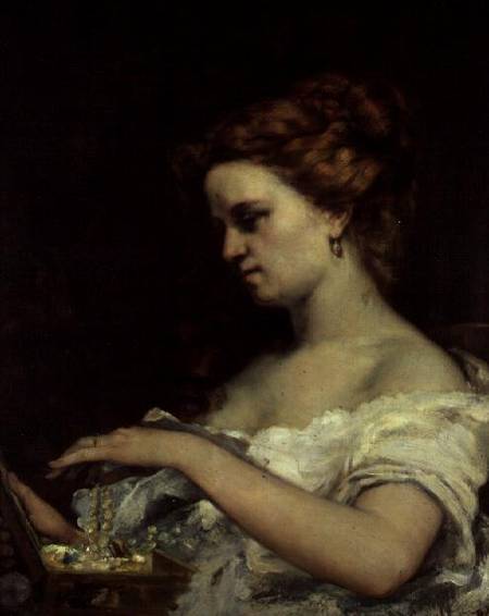 A Woman with Jewellery à Gustave Courbet