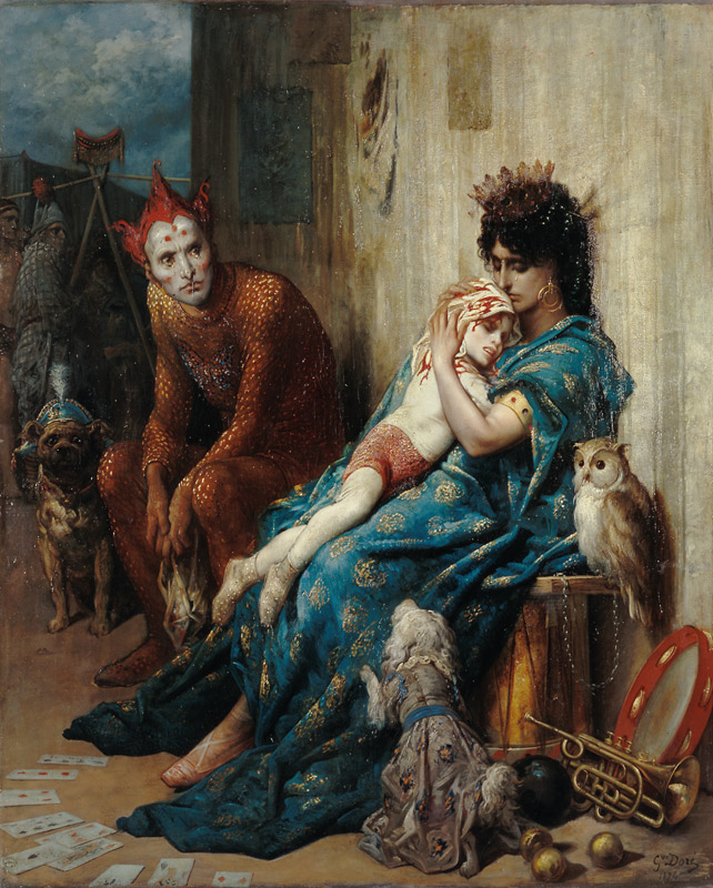 Les Saltimbanques à Gustave Doré