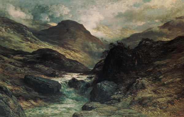 A canyon à Gustave Doré