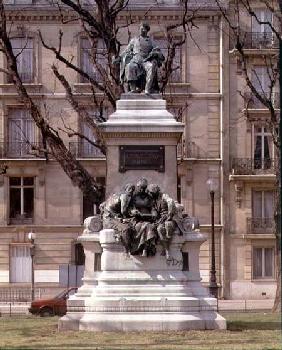 Monument to Alexander Dumas pere (1802-70) French novelist and playwright