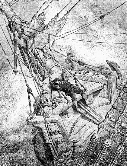 Vengeance is still required the Spirit of the South Pole for the murder of the albatross and the mar à Gustave Doré