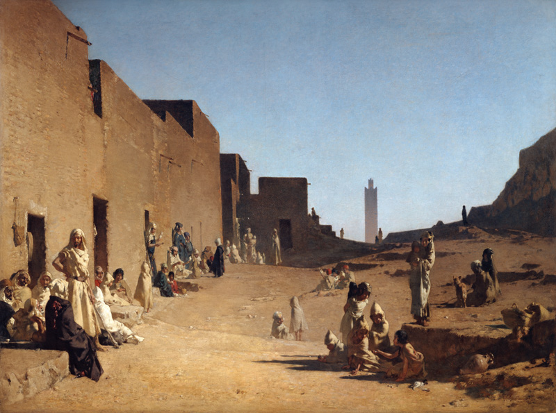 Laghouat in the Algerian Sahara à Gustave Guillaumet