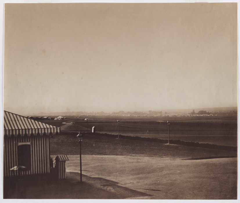 The field of maneuvers in Châlons-sur-Marne à Gustave Le Gray