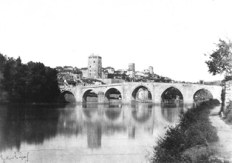 Die Brücke von Cabessut (auch Pont-Neuf genannt) à Gustave Le Gray