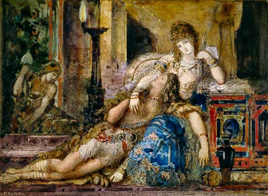 Samson et Dalila. à Gustave Moreau