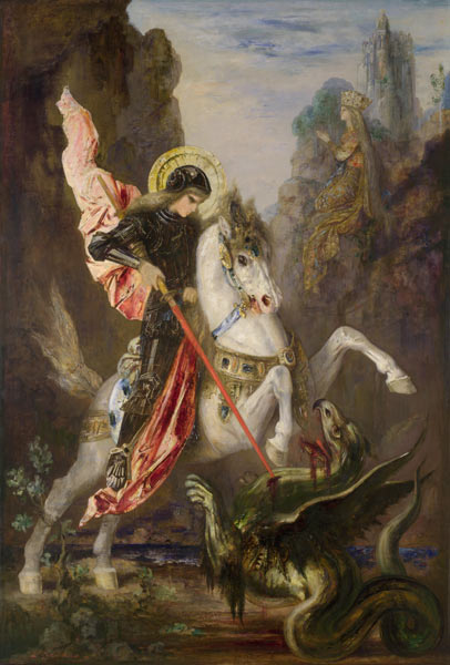 Saint George and the Dragon à Gustave Moreau