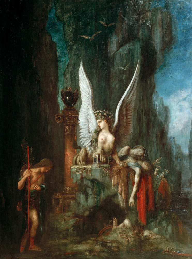 G. Moreau / Oedipe voyageur à Gustave Moreau