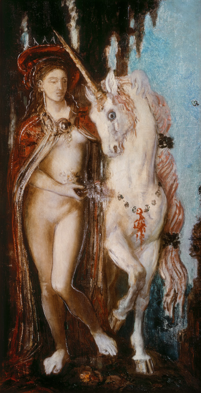 G. Moreau, La Licorne à Gustave Moreau