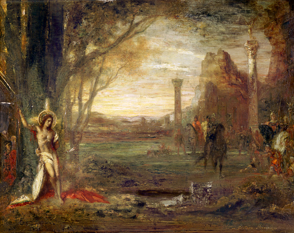 martyre de Saint Sébastien à Gustave Moreau