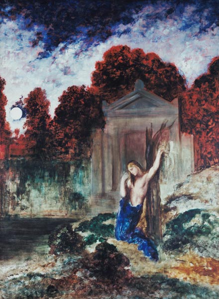 Orphée sur la tombe de Eurydike à Gustave Moreau