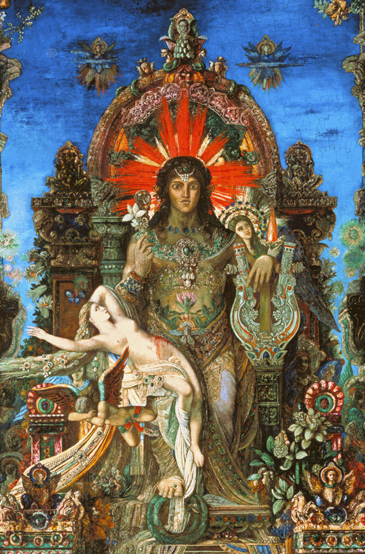 Zeus et Semele à Gustave Moreau