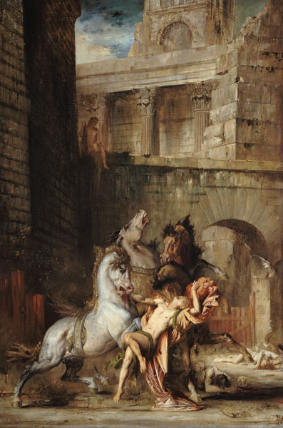 Les chevaux de Diomède. à Gustave Moreau