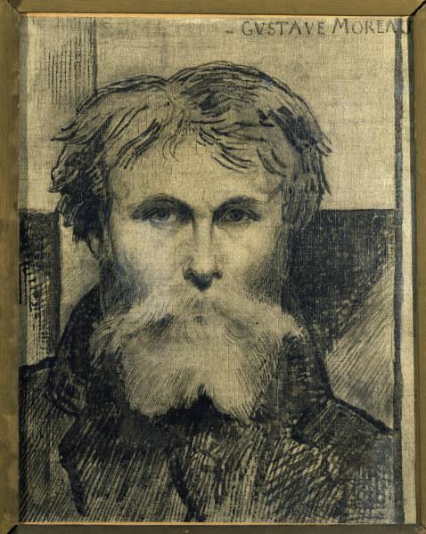 Gustave Moreau, Self-Portr./ c.1876 à Gustave Moreau