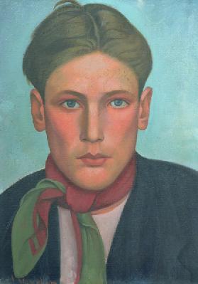 Head of a Boy, c.1920 (oil on canvas)