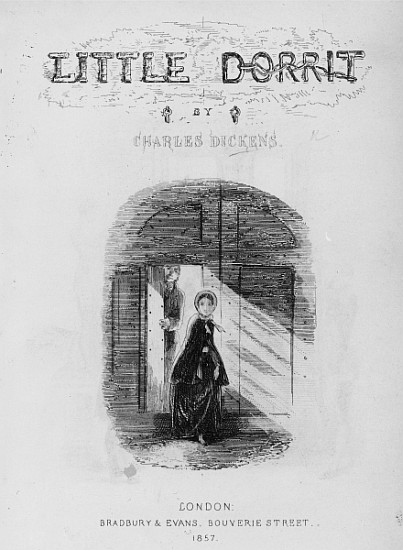 Frontispiece to ''Little Dorrit'' Charles Dickens à Hablot Knight (Phiz) Browne