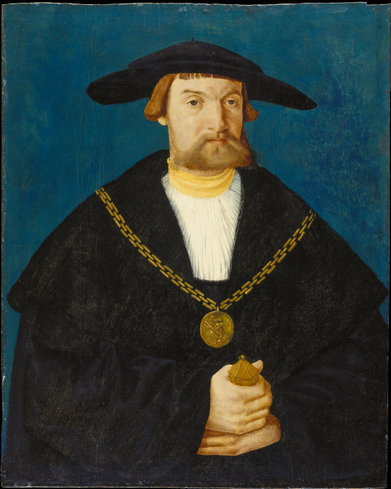 Portrait of Blasius von Holzhausen (1481-1525) à Hans Abel II