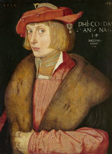 portrait du comte de Palatinat Philippe le martial à Hans Baldung Grien