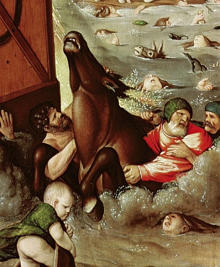 The Flood, 1516 (detail of 158844) à Hans Baldung Grien