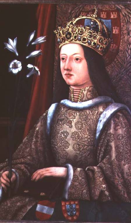Queen Eleanor of Portugal (1434/37-67) wife of Frederick III (1415-93) (copy of lost original à Hans l'Ancien Burgkmair