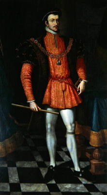 Thomas Howard, 4th Duke of Norfolk, 1556 (oil on canvas) à Hans Eworth ou Ewoutsz