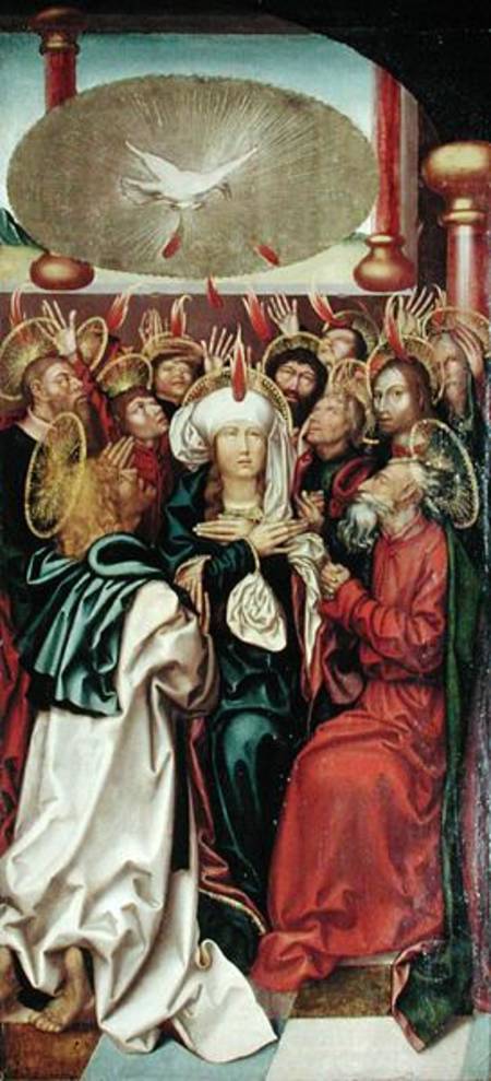 Bugnon Altarpiece: Pentecost à Hans Fries
